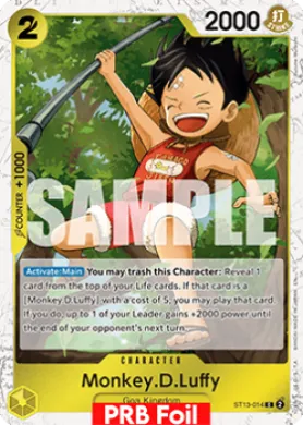 Monkey.D.Luffy (PRB02 ST13-014) One Piece Card The Best Vol.2