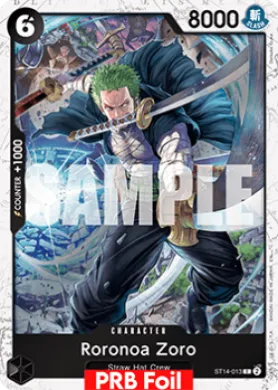 Roronoa Zoro (PRB02 ST14-013) One Piece Card The Best Vol.2