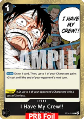 I Have My Crew!! (PRB02 ST14-016) One Piece Card The Best Vol.2