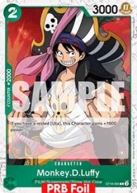 Monkey.D.Luffy (PRB02 ST16-005) One Piece Card The Best Vol.2