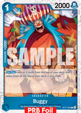 Buggy (PRB02 ST17-003) One Piece Card The Best Vol.2