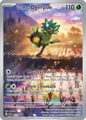 Teal Mask Ogerpon (PR-SV SVP 123) SV Black Star Promos