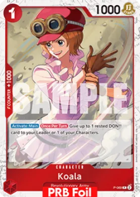 Koala (PRB02 P-069) One Piece Card The Best Vol.2