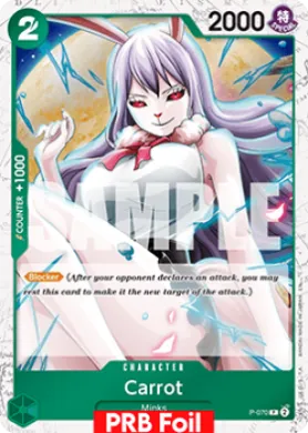 Carrot (PRB02 P-070) One Piece Card The Best Vol.2