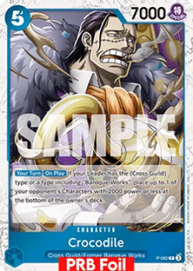 Crocodile (PRB02 P-082) One Piece Card The Best Vol.2