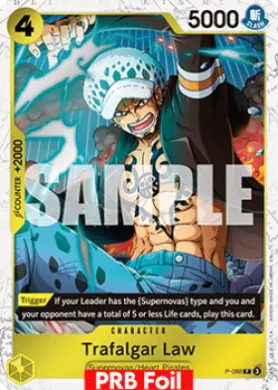 Trafalgar Law (PRB02 P-088) One Piece Card The Best Vol.2