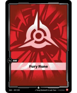 Fury Rune ( OGN-007/298) Origins Main Set