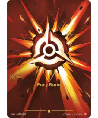 Fury Rune ( OGN-007a/298) Origins Main Set