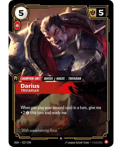 Darius, Trifarian – V.1 - Rare