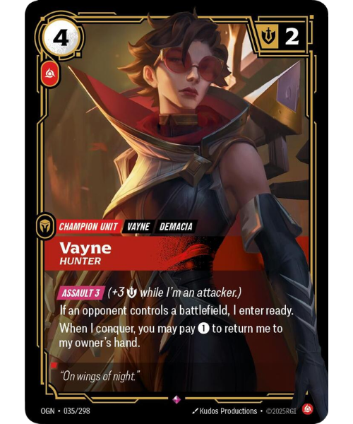 Vayne, Hunter