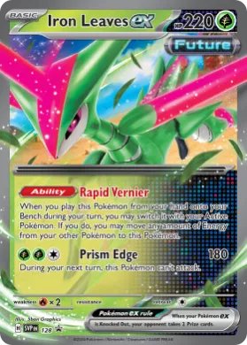 Iron Leaves ex (PR-SV SVP 128) SV Black Star Promos