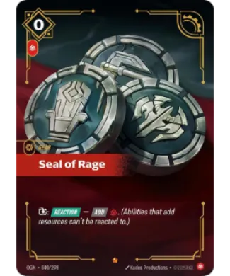 Seal of Rage ( OGN-040/298) Origins Main Set
