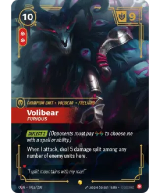 Volibear, Furious ( OGN-041a/298) Origins Main Set