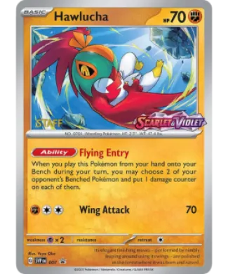 Hawlucha (PR-SV SVP 007) SV Black Star Promos