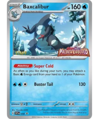 Baxcalibur (PR-SV SVP 019) SV Black Star Promos
