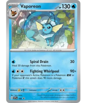Vaporeon (PR-SV SVP 168) SV Black Star Promos