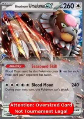 Bloodmoon Ursaluna ex (PR-SV SVP 177) SV Black Star Promos