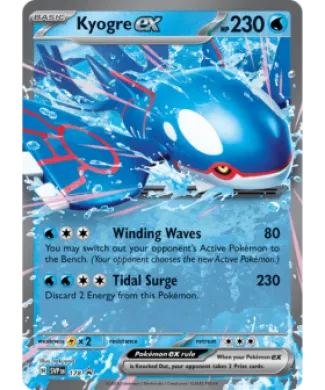 Kyogre ex (PR-SV SVP 178) SV Black Star Promos