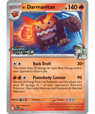 N's Darmanitan (PR-SV SVP 181) SV Black Star Promos