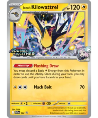 Iono's Kilowattrel (PR-SV SVP 182) SV Black Star Promos