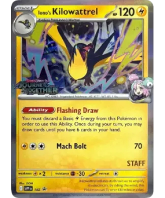 Iono's Kilowattrel (PR-SV SVP 182) SV Black Star Promos