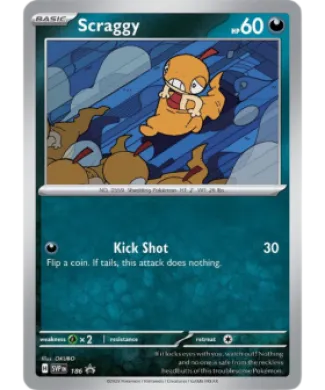Scraggy (PR-SV SVP 186) SV Black Star Promos