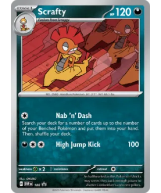 Scrafty (PR-SV SVP 188) SV Black Star Promos