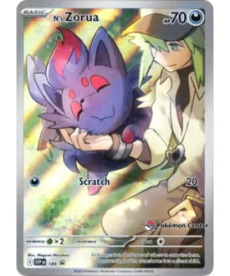 N's Zorua (PR-SV SVP 189) SV Black Star Promos