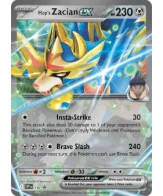 Hop's Zacian ex (PR-SV SVP 193) SV Black Star Promos