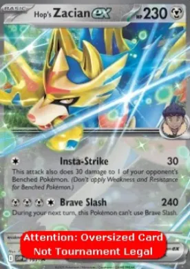 Hop's Zacian ex (PR-SV SVP 193) SV Black Star Promos