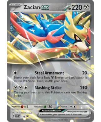 Zacian ex (PR-SV SVP 198) SV Black Star Promos