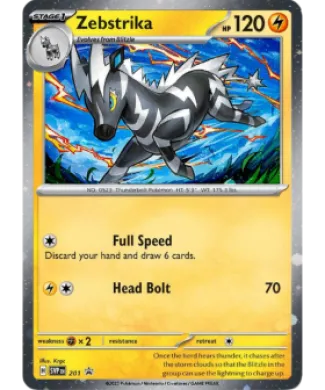 Zebstrika (PR-SV SVP 201) SV Black Star Promos