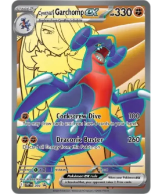 Cynthia's Garchomp ex (PR-SV SVP 204) SV Black Star Promos