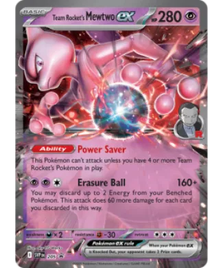 Team Rocket's Mewtwo ex (PR-SV SVP 205) SV Black Star Promos