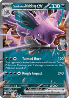 Team Rocket's Nidoking ex (PR-SV SVP 217) SV Black Star Promos
