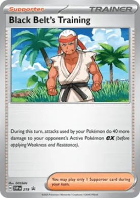 Black Belt's Training (PR-SV SVP 219) SV Black Star Promos