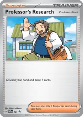 Professor's Research - Professor Birch (PR-SV SVP 221) SV Black Star Promos