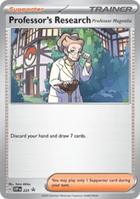 Professor's Research - Professor Magnolia (PR-SV SVP 223) SV Black Star Promos