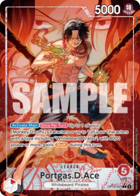Portgas.D.Ace (OP-16 OP16-001) The Time of Battle