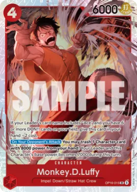 Monkey.D.Luffy (OP-16 OP16-015) The Time of Battle