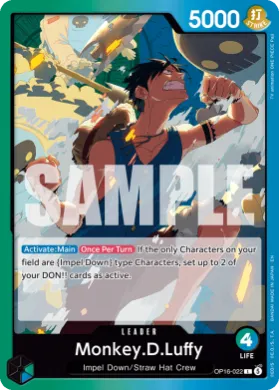 Monkey.D.Luffy (OP-16 OP16-022) The Time of Battle