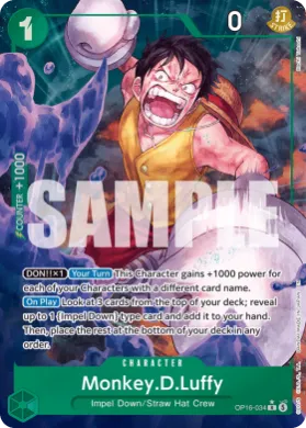 Monkey.D.Luffy (OP-16 OP16-034) The Time of Battle