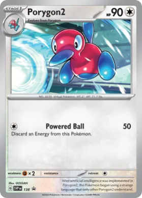 Porygon2 (PR-SV SVP 138) SV Black Star Promos