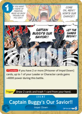 Captain Buggy's Our Savior!! (OP-16 OP16-057) The Time of Battle