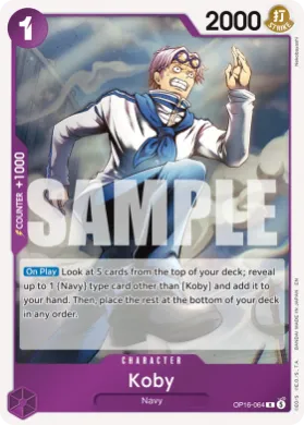 Koby (OP-16 OP16-064) The Time of Battle