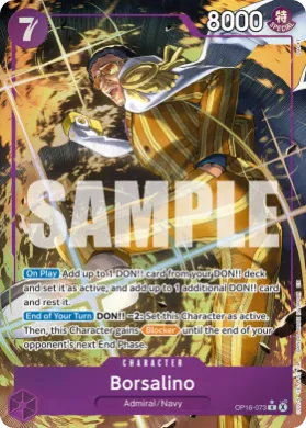Borsalino (OP-16 OP16-073) The Time of Battle