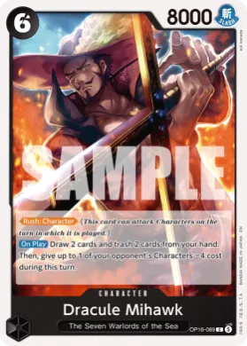 Dracule Mihawk (OP-16 OP16-089) The Time of Battle