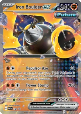 Iron Boulder ex (PR-SV SVP 147) SV Black Star Promos