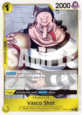 Vasco Shot (OP-16 OP16-110) The Time of Battle