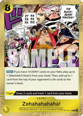 Zehahahahaha! (OP-16 OP16-116) The Time of Battle